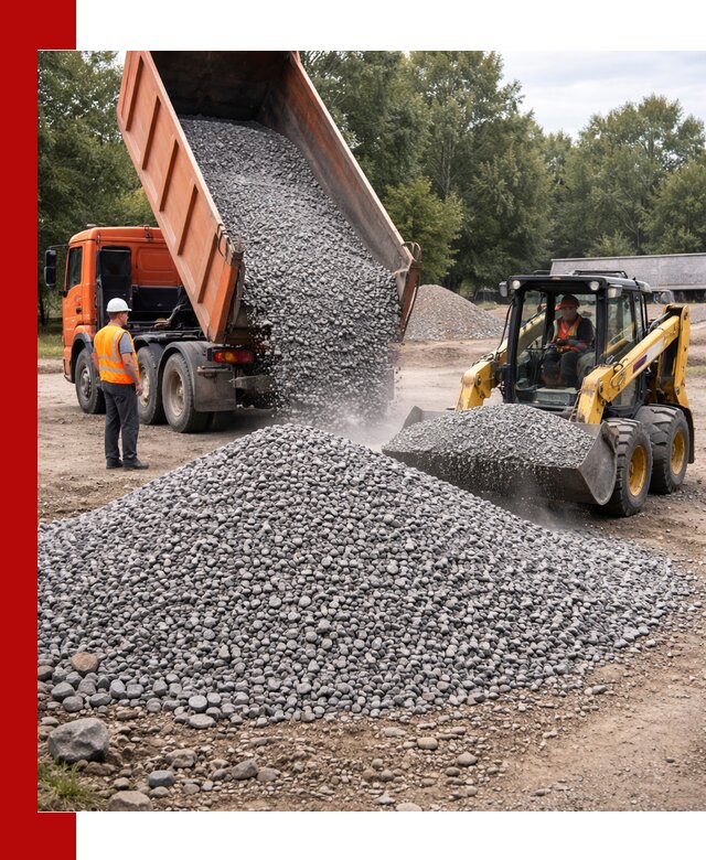Купить гранитный щебень фракции 5–10 в Минусинске с доставкой