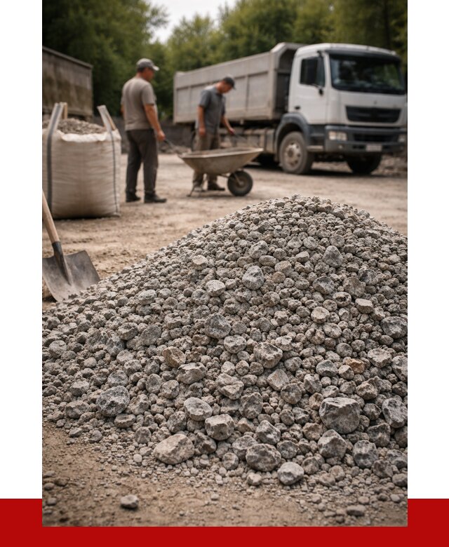 Гранитный щебень фракция 20-40 в Минусинске от 3252 руб. ПРОНЕРУДМнс