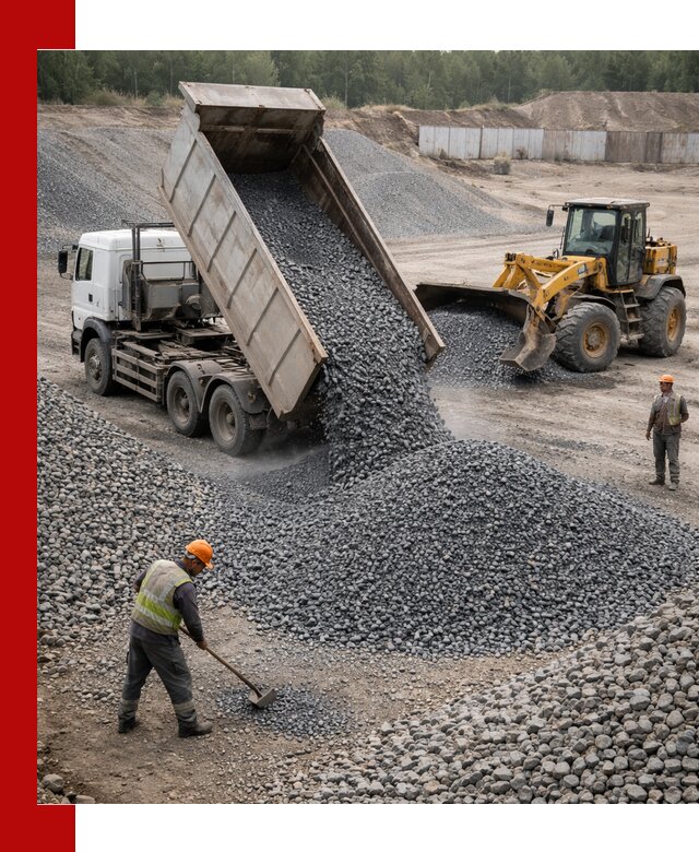 Щебень габбро-диабаз фр. 5-20 с доставкой в Минусинске