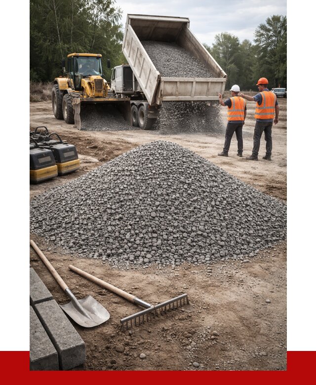 Гравийный щебень купить в Минусинске от 2235 р. ПРОНЕРУДМнс