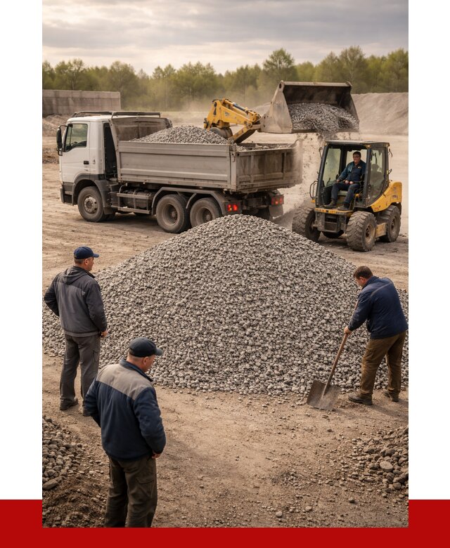 Гравийный щебень фракция 5-20 в Минусинске от 2439 р. ПРОНЕРУДМнс