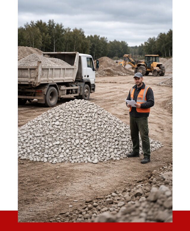 Доломитовый щебень в Минусинске купить от 2235 р., ПРОНЕРУДМнс