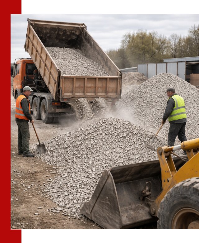 Доломитовый щебень фракции 5-20 с доставкой в Минусинске