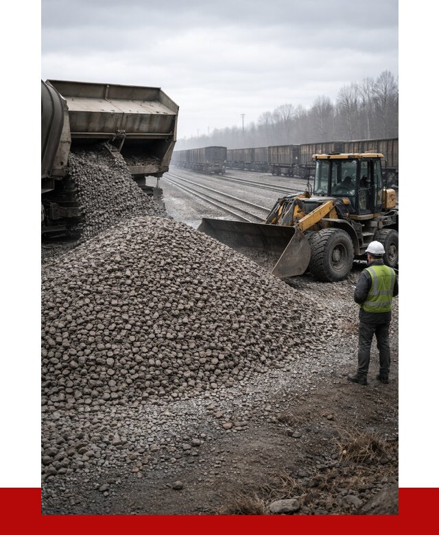 Купить железнодорожный щебень в Минусинске от 2845 р. | ПРОНЕРУДМнс