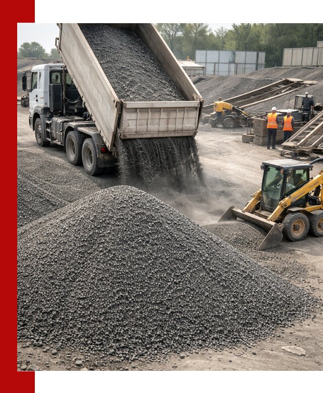 Вторичный щебень фракция 0–5 с доставкой в Минусинске