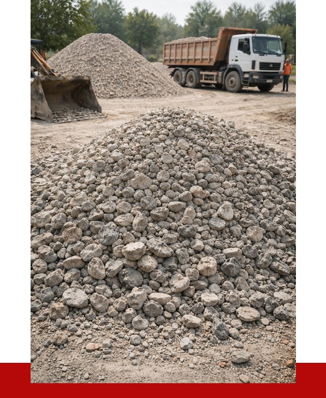 Вторичный щебень фракция 20-40 в Минусинске от 2235 р ПРОНЕРУДМнс