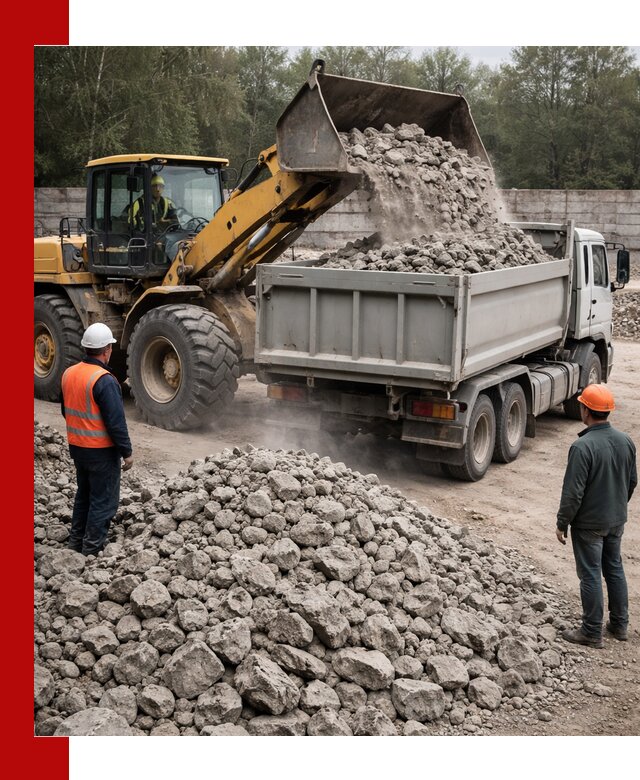 Вторичный щебень фракция 70–150 в Минусинске с доставкой