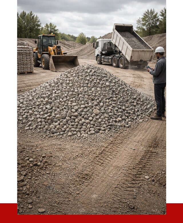 Купить бетонный щебень в Минусинске, от 3252 р. ПРОНЕРУДМнс