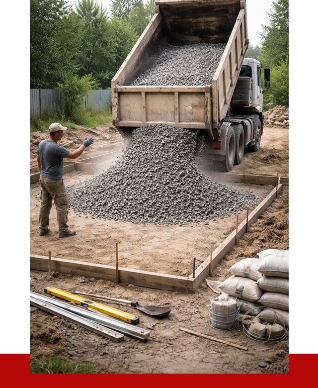Купить щебень для фундамента в Минусинске от 4572 р. | ПРОНЕРУДМнс