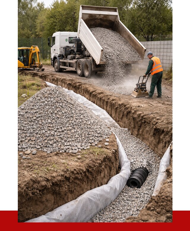 Щебень для дренажа в Минусинске от 1880 р., ПРОНЕРУДМнс доставка