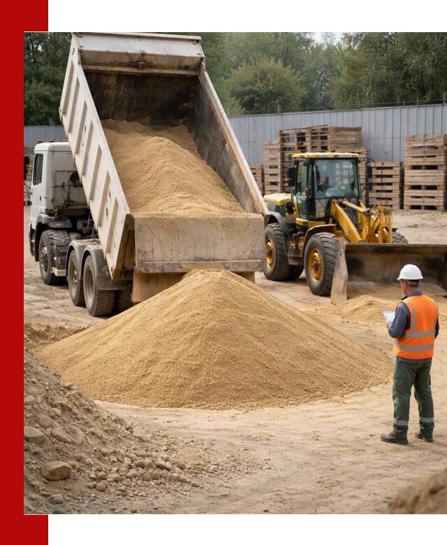 Доставка карьерного мелкозернистого песка в Минусинске
