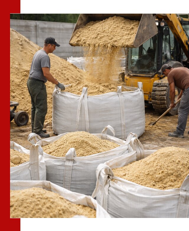 Поставка качественного песка для кладки в Минусинске