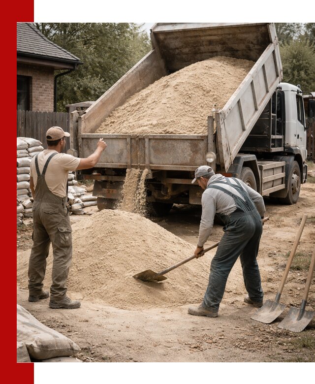 Песок для штукатурки с доставкой в Минусинске качественный и чистый