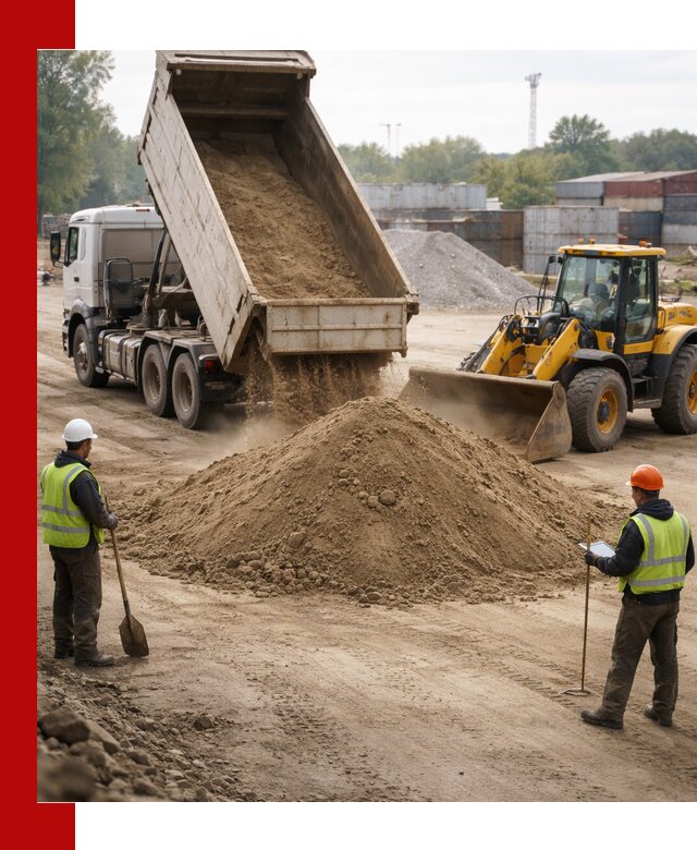 Доставка и продажа пескогрунта оптом и в розницу в Минусинске