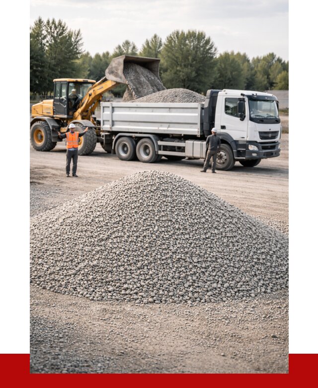 Купить мытый гравий в Минусинске от 3556 р, доставка ПРОНЕРУДМнс