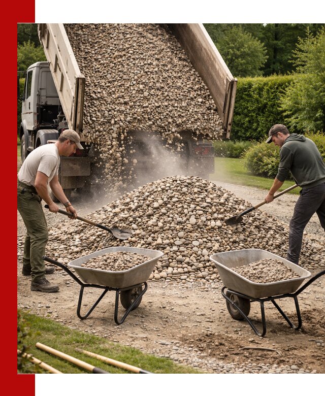 Доставка и продажа декоративной гальки в Минусинске