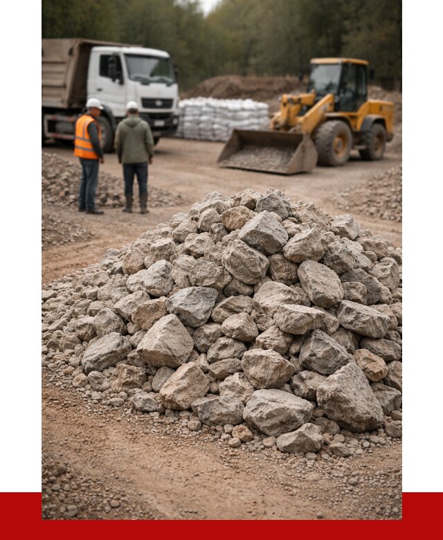 Купить бутовый камень с доставкой в Минусинске от 2337 р. | ПРОНЕРУДМнс