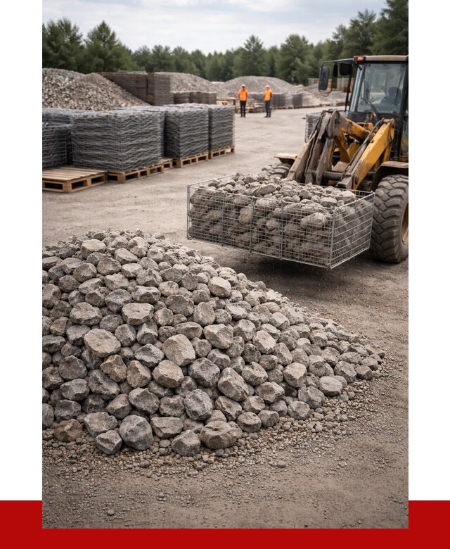 Камень для габионов фракция 70-150 в Минусинске от 4268 р. | ПРОНЕРУДМнс