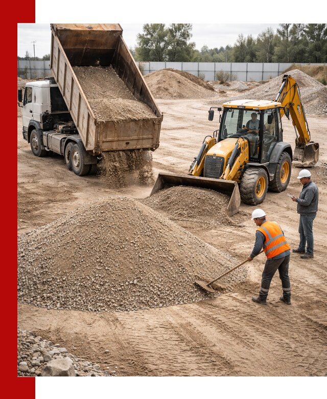 Поставка и доставка ПГС С4 в мешках и самосвалах в Минусинске
