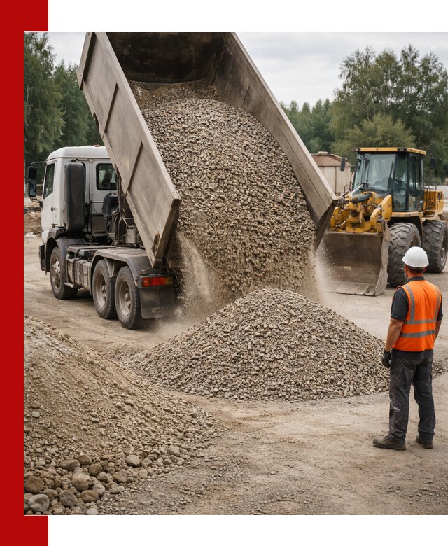 Доставка щпс в Минусинске — щебеночно-песчаная смесь под заборы и дорожки