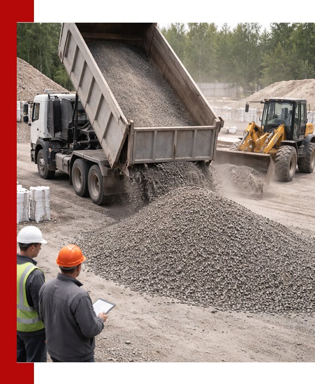 Доставка и продажа гранитного отсева 0-10 в Минусинске