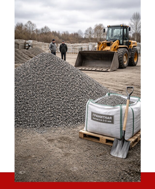 Купить гранитную крошку в Минусинске от 4877 р. с доставкой | ПРОНЕРУДМнс