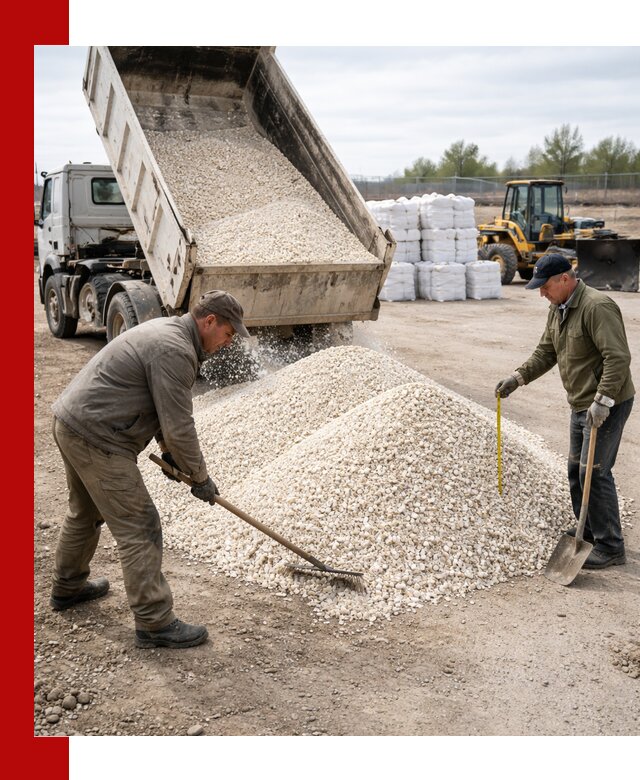 Мраморная крошка с доставкой и разгрузкой в Минусинске