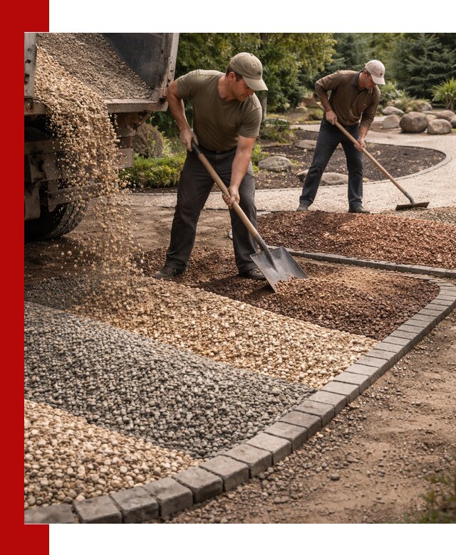 Декоративная крошка для ландшафта в Минусинске — продажа и доставка