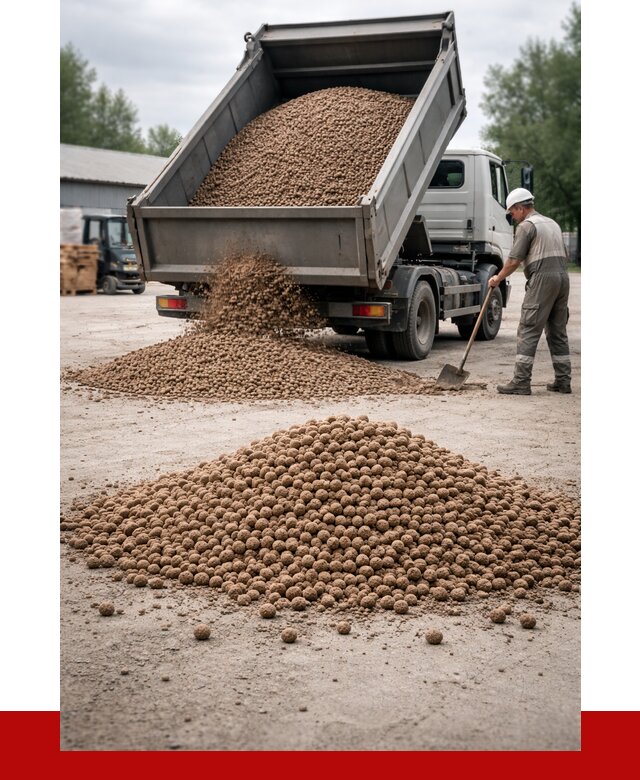 Керамзит с доставкой в Минусинске от 4268 р. за м3 | ПРОНЕРУДМнс