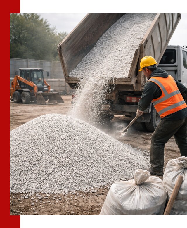 Доставка перлита вспученного в Минусинске оптом и в розницу