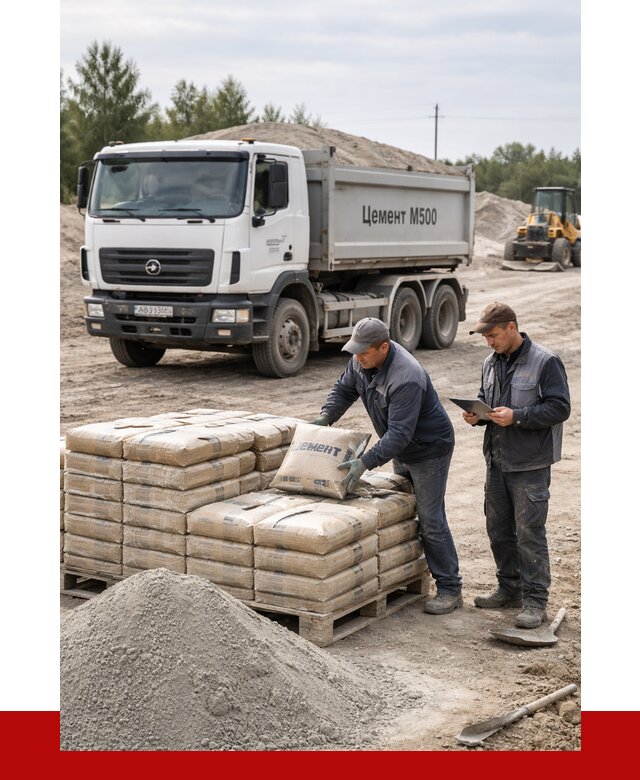 Купить цемент м500 с доставкой в Минусинске от 5284 р. | ПРОНЕРУДМнс
