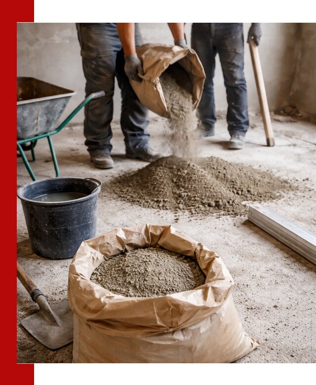 Доставка сухой смеси для стяжки в Минусинске