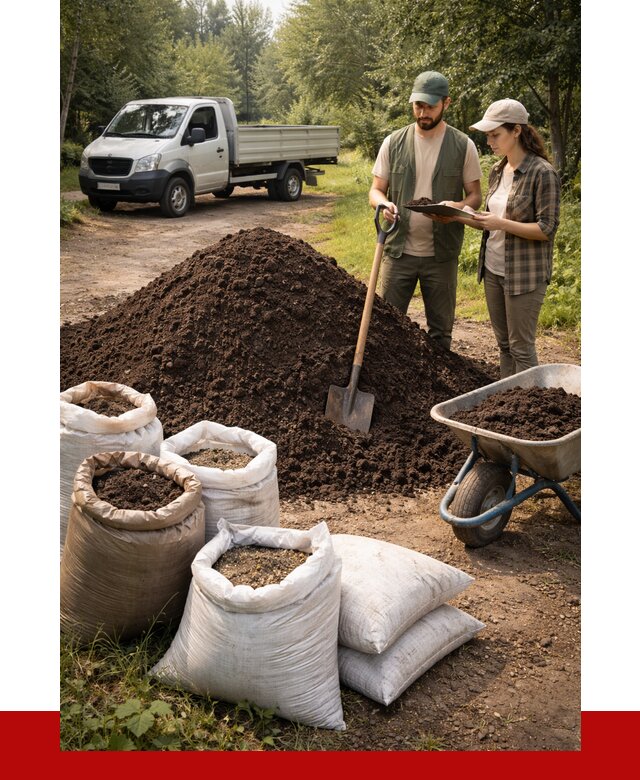 Купить грунт с доставкой в Минусинске от 4572 р. за м3 | ПРОНЕРУДМнс