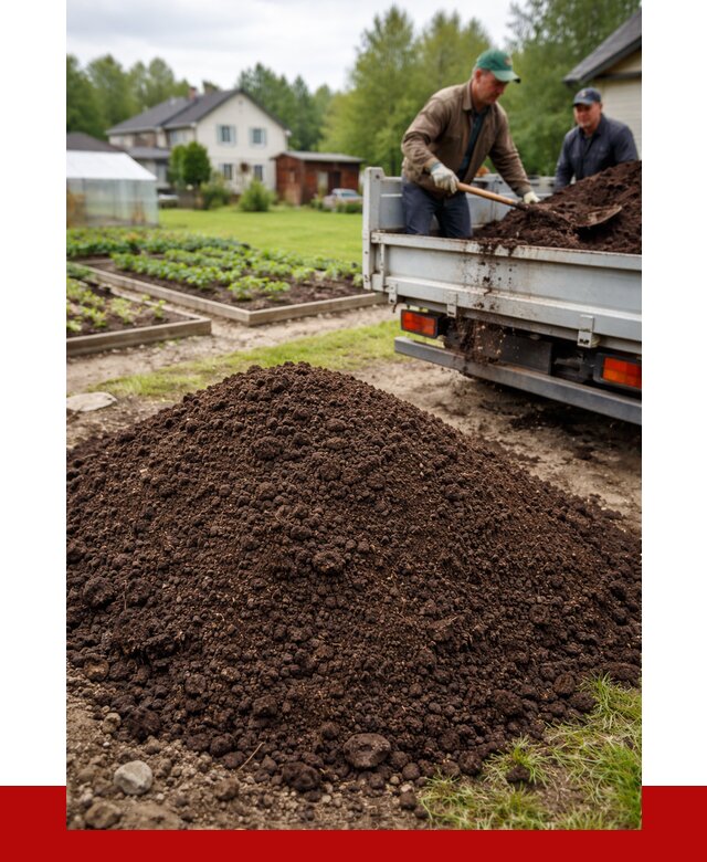 Плодородный грунт в Минусинске с доставкой от 4268 р. | ПРОНЕРУДМнс