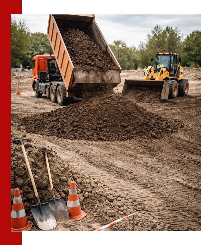 Поставка и доставка планировочного грунта в Минусинске
