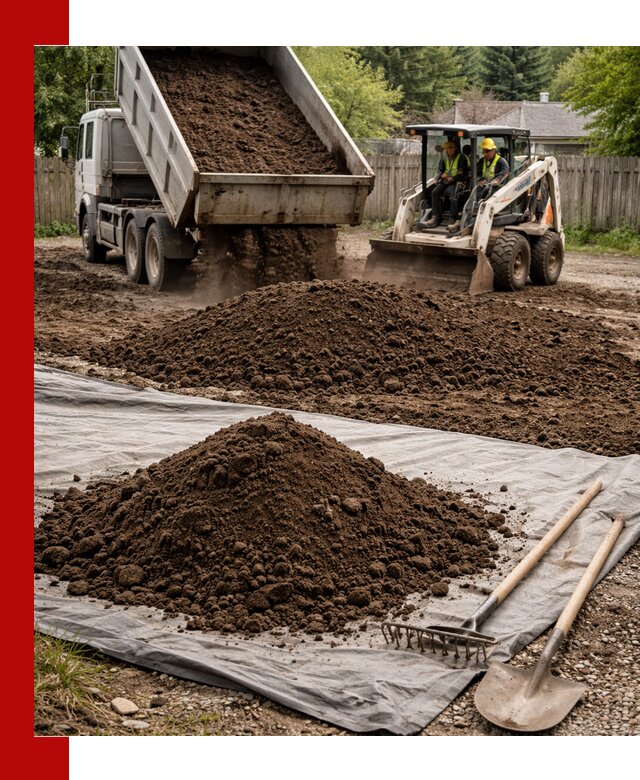 Грунт для отсыпки участка с доставкой в Минусинске