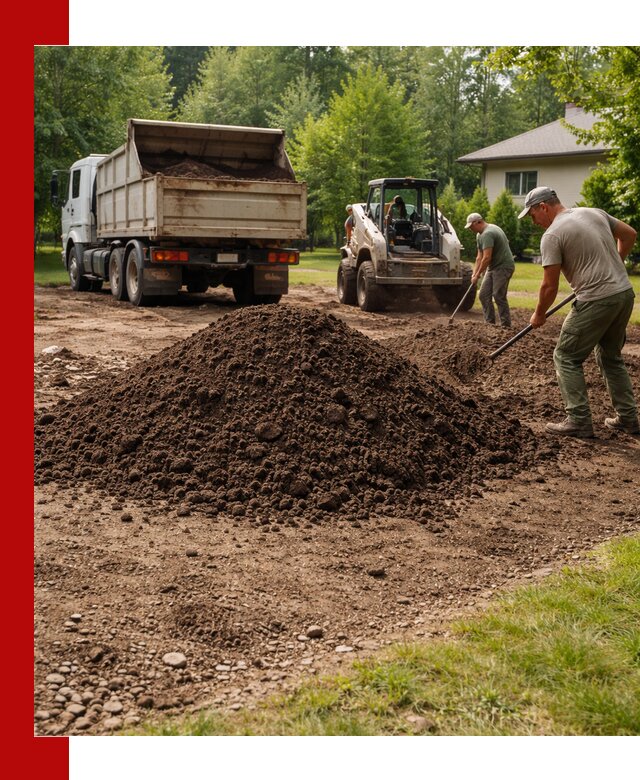 Доставка и укладка грунта для газона в Минусинске