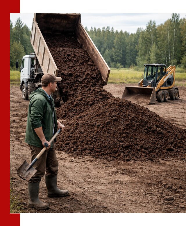 Купить верховой торф с доставкой в Минусинске для садоводства и растений