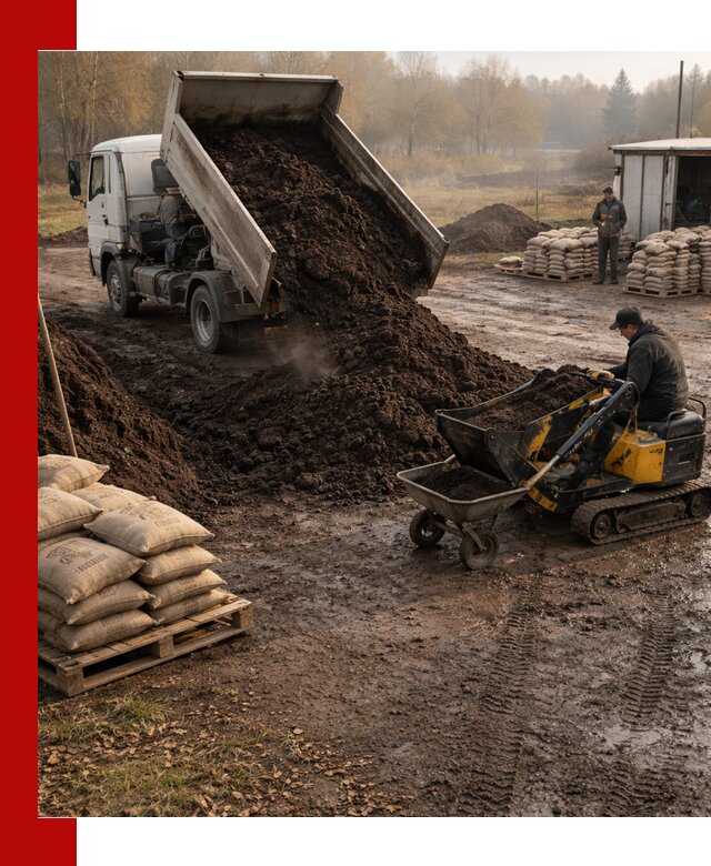 Кислый торф в доставке по выгодным ценам в Минусинске