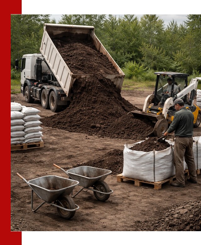 Доставка и продажа торфогрунта в Минусинске оптом и в розницу