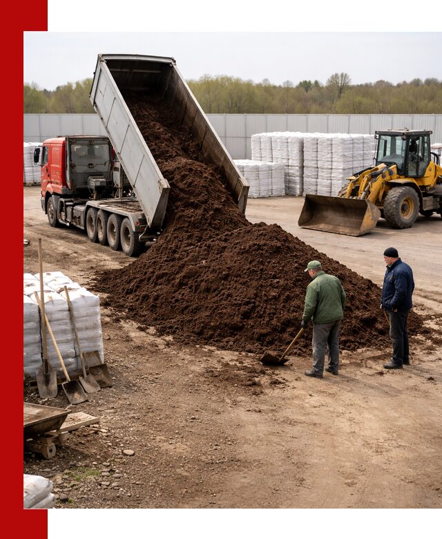 Доставка торфяных смесей оптом и в розницу в Минусинске