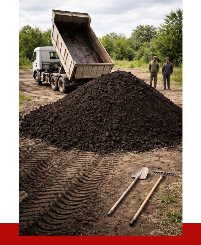 Купить чернозем навалом в Минусинске от 1219 р. за куб | ПРОНЕРУДМнс
