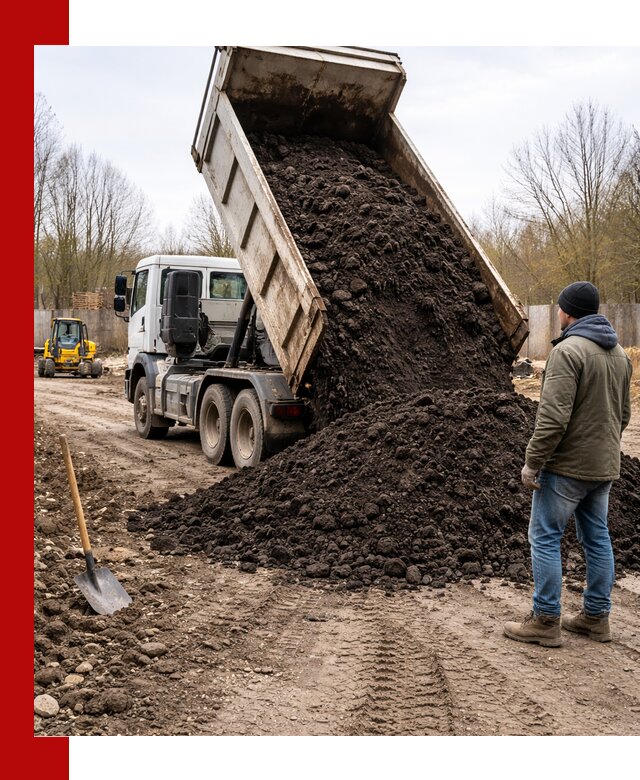 Доставка чернозема навалом в Минусинске быстро и выгодно