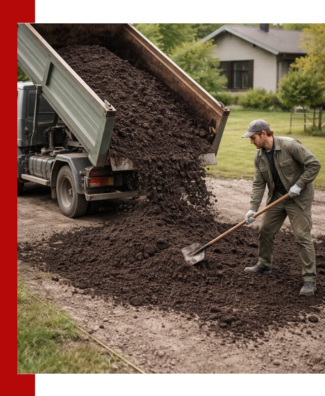 Чернозем для газона с доставкой в Минусинске быстро и качественно