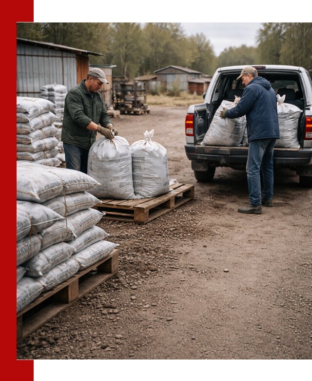 Купить конский навоз в мешках с доставкой в Минусинске