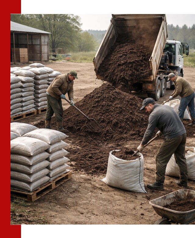 Доставка компоста оптом и в розницу в Минусинске