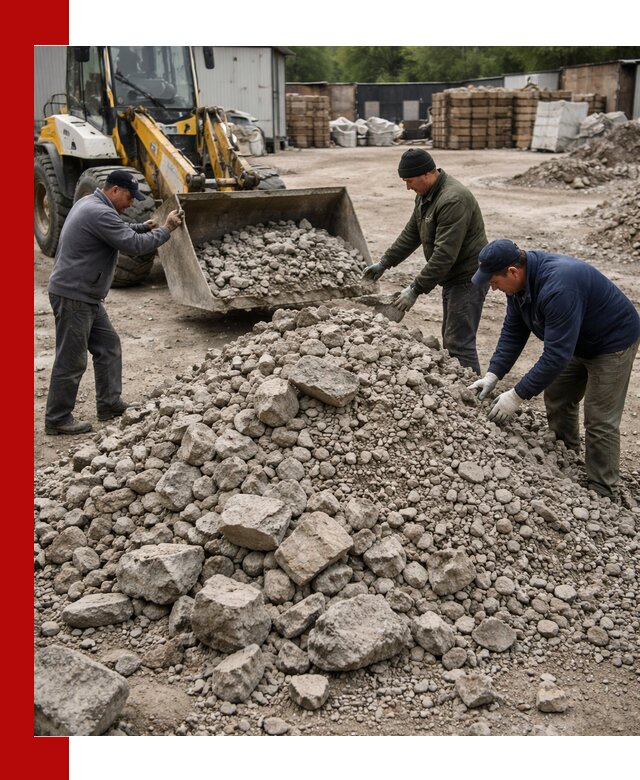 Демонтаж и вывоз бой бетона в Минусинске