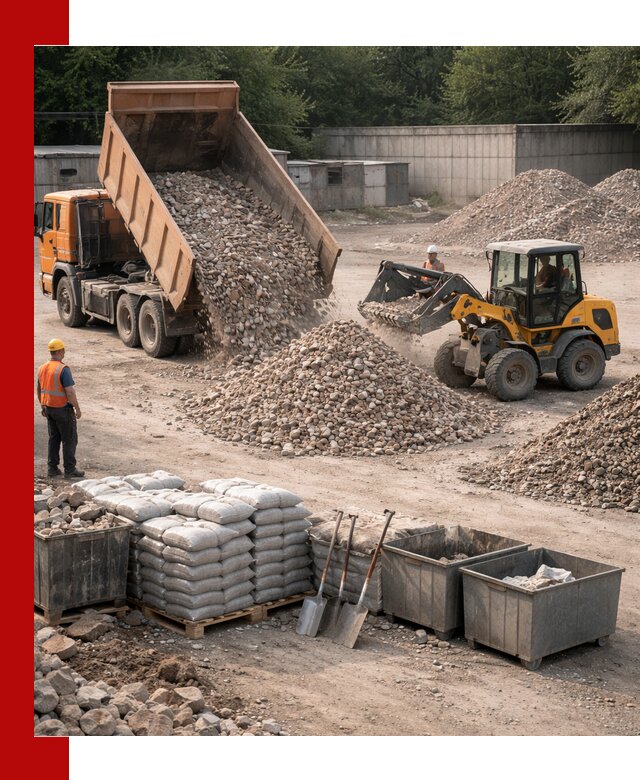 Вторичные материалы для отсыпки в Минусинске — поставка и доставка