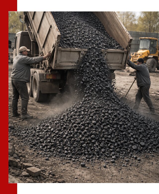 Доставка угля семечка самосвалами в Минусинске