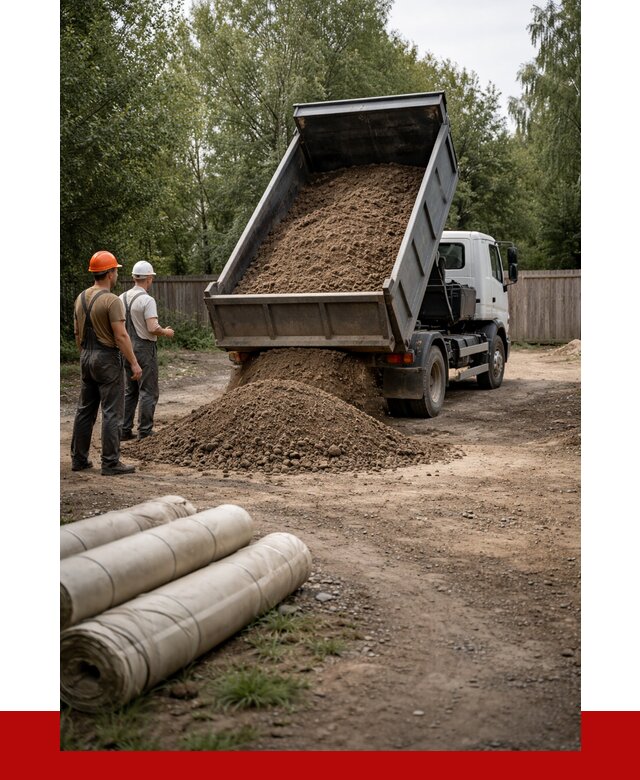 Доставка сыпучих материалов самосвалом в [cvi] от 4268 р. | ПРОНЕРУДМнс